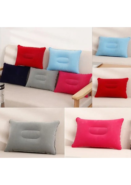 Mor Şişme Yastık Seyahat Hava Yastığı Kamp Plaj Araba Uçak Kafa Dayanağı Desteği (Yurt Dışından) fırsatları