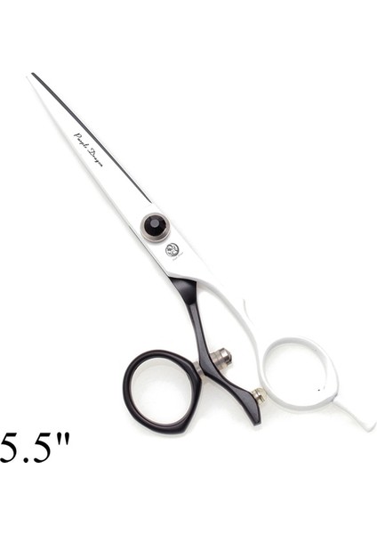 Z9019 Bai C 55N Profesyonel Kuaförlük Makas 5.5 "6" Mor Ejderha Jp 440C Döner Başparmak Saç Kesme Makası Berber Inceltme Makası Z9019 (Yurt Dışından)