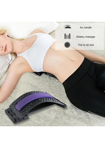 Manyetik-Mavi Geri Streç Ekipmanları Masaj Massageador Sihirli Sedye Fitness Bel Desteği Gevşeme Omurga Ağrısı Giderici (Yurt Dışından) modelleri