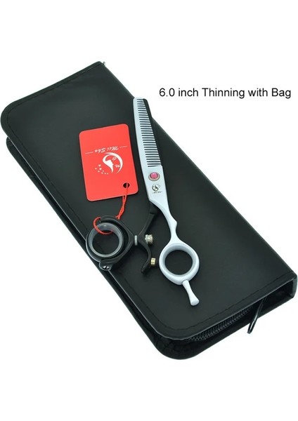 A0120A-06-60 Meisha 6 Inç Japon 440 Kuaförlük Makas Döner Başparmak Saç Kesme Makası Berber Inceltme Makas Salon Araçları A0122A (Yurt Dışından) fiyatları