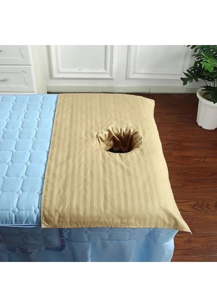 Camel 50CMX70CM Pamuklu Yüz Delikli Masaj Havlusu, Tuina El Bezi, Massge Masa Örtüsü, Sırt Yürüyüşü 5 Adet (Yurt Dışından)