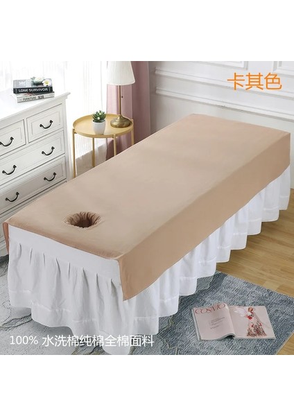 Beyaz Hemming 120CM200CM Delik Düz Renk Yıkanmış Saf Pamuk Masaj Güzellik Levha Cilt Dostu ve Nefes Alabilir 120CM * 200CM (Yurt Dışından) modelleri