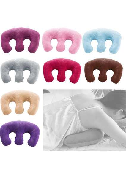Mor Göğüs Koruma Yastık Spa Güzellik Salonu Ev Kullanımı Doğum Sonrası Onarım Meme Masaj Yastığı 베개 Yumuşak Ayrılabilir Göğüs Yastık Pedleri (Yurt Dışından)