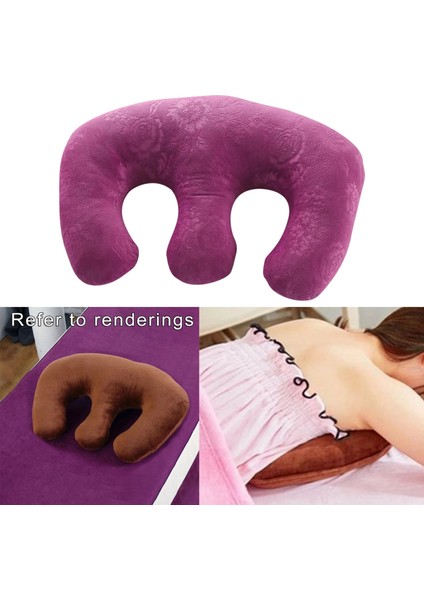 Mor Göğüs Koruma Yastık Spa Güzellik Salonu Ev Kullanımı Doğum Sonrası Onarım Meme Masaj Yastığı 베개 Yumuşak Ayrılabilir Göğüs Yastık Pedleri (Yurt Dışından) fırsatları