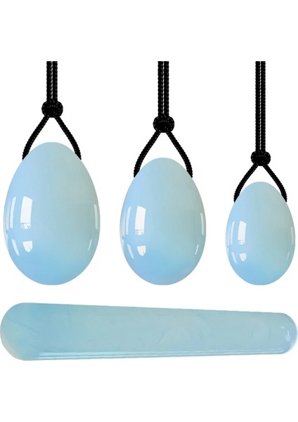 Tip 1 Opalite Yoni Yumurta Yeşim Vajinal Top Seti Doğal Taş Yumurta Yoni Masaj Değnek Kadın Kegel Egzersiz Vajinal Kas Sıkın Egzersiz (Yurt Dışından)