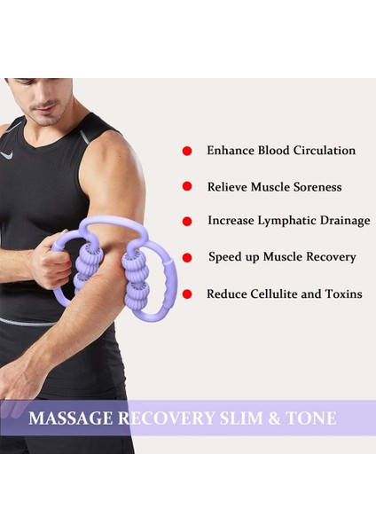 Danlu Kas Masaj Silindiri - Mor (Yurt Dışından) fırsatları