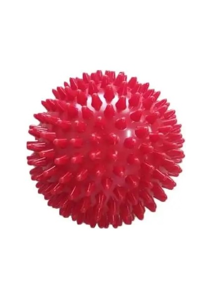 Kırmızı Pvc El Masaj Topu Pvc Tabanlar Kirpi Duyusal Eğitim Kavrama Topları Taşınabilir Fizyoterapi Yakalamak Sert Spor 9 cm (Yurt Dışından)