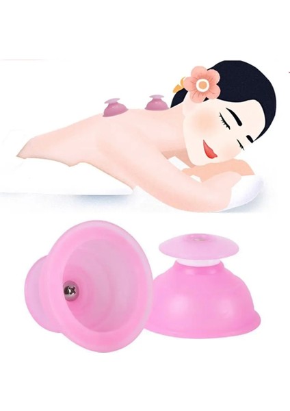 Pembe Tam Vücut Boyun Sırt Masajı Yardımcı Silikon Masaj Vakum Kutular Çukurluğu Fincan Çin Sağlık (Yurt Dışından) fiyatları