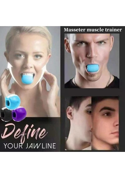 B Set (3 Adet P) Jawline Egzersiz Yüz Masajı Silika Jel Hattı Topu Kas Egzersizi Fitness Topu Boyun Yüz Sıkılaştırma Çene Kas Eğitimi Yüz Germe (Yurt Dışından) fiyatları