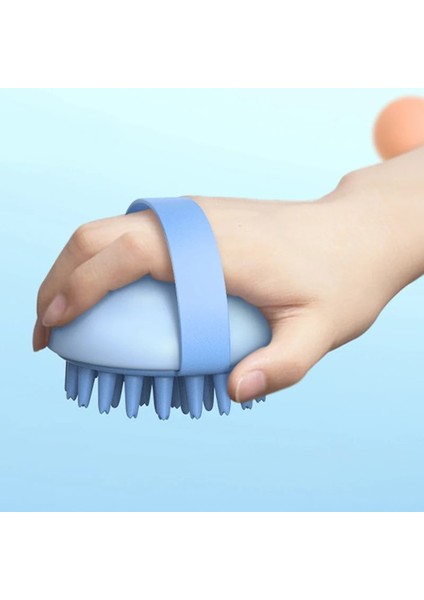 Mavi Yumuşak Şampuan Fırçası Çok Fonksiyonlu Ayrılabilir Banyo Masaj Fırçası Pratik Banyo Malzemeleri Erkekler Kadınlar Için Uygun (Yurt Dışından) fırsatları