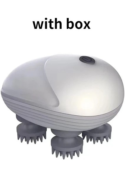 Silverwhite Kutusu Ile Akıllı Kablosuz Baş Masajı Relax Antistres Vücut Masajı Saude Ipx7 Su Geçirmez USB Şarj Vücut Sırt Masajı (Yurt Dışından) fiyatları