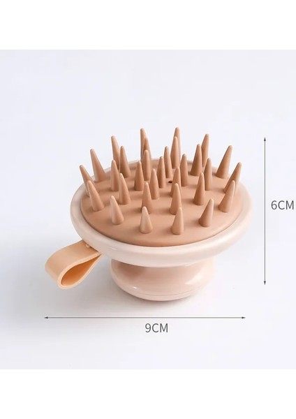 Pembe 1 Silikon Şampuan Başlığı Saç Derisi Masaj Fırçası Silikon Vücut Fırçası Saç Yıkama Tarak Banyo Spa Duş Fırçası Masaj Fırçası Saç Fırçası (Yurt Dışından)