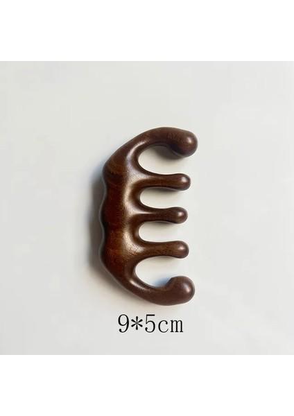 2 Kafa Meridyen Masaj Tarak Yeşil Sandal Ağacı Beş Geniş Diş Tarak Akupunktur Tedavisi Kan Dolaşımı Anti-Statik Pürüzsüz Saç (Yurt Dışından)