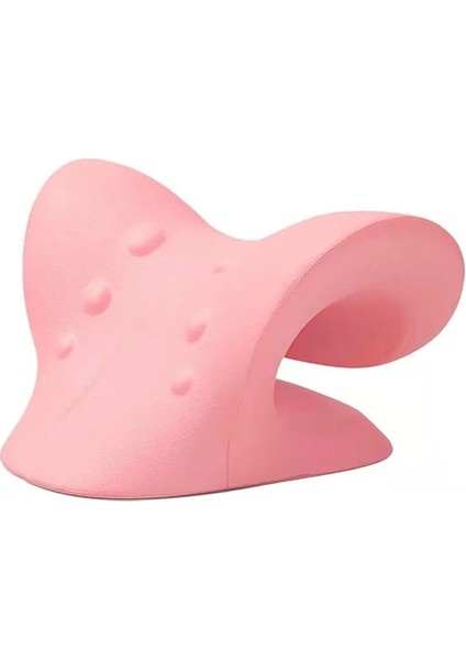 Pembe Boyun Sedye Omuz Masaj Yastığı Servikal Omurga Streç Çekiş Gevşeme Ağrıyı Rahatlatmak Omurga Düzeltme Cihazı (Yurt Dışından)