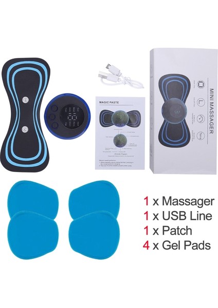 4 Jel Pedleri ile Ems Boyun Sedye Elektrikli Masaj Elektronik Servikal Masaj Yaması Yorgunluğu Gidermek Için 8 Mod Vertebra Masajı Sağlık (Yurt Dışından) fiyatları