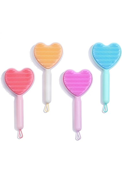 4 Saç Şekillendirici Tarak Karikatür Sevimli Yıldız Kalp Şekli Hava Yastığı Tarak Saç Fırçası Salon Kuaförlük Düz Kıvırcık Saç Tarak Kadın Saç (Yurt Dışından) fırsatları