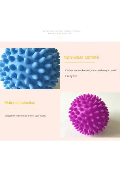 Koyu Pembe Sert 2 Adet Ingıltere Dayanıklı Pvc Çamaşır Topu Dekontaminasyon Anti-Sarma Çamaşır Topu Çevre Koruma Kabarık Giyim Dekontaminasyon Topu (Yurt Dışından) modelleri