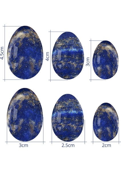 1 Delinmiş-Orta Lapis Lazuli Yeşim Yoni Yumurta Masajı Doğal Şifa Taş Vajinal Sıkma Pelvik Taban Kasları Kegel Egzersiz Masaj Topu (Yurt Dışından)