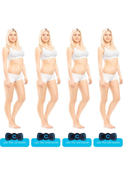 Sadece 12 Jel Pedleri 2/4 Adet Elektrikli Masaj Yastığı Mini Servikal Masaj Stimülatörü Erkekler Için Boyun Omuz Meme Masaj Yastığı Ayarlanabilir Masaj Yastığı (Yurt Dışından)