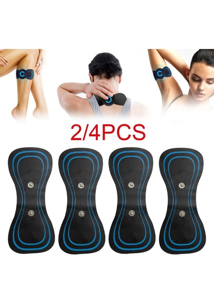 Sadece 12 Jel Pedleri 2/4 Adet Elektrikli Masaj Yastığı Mini Servikal Masaj Stimülatörü Erkekler Için Boyun Omuz Meme Masaj Yastığı Ayarlanabilir Masaj Yastığı (Yurt Dışından) indirimleri