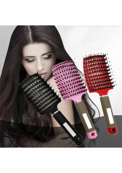 3 Saç Fırçası Saç Derisi Masaj Tarak Saç Fırçası Kıl ve Naylon Kadın Islak Kıvırcık Detangle Saç Fırçası Salon Kuaförlük Şekillendirici Araçları (Yurt Dışından) fiyatları