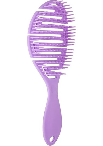 Mor Ajur Masaj Tarağı Saç Derisi ve Baş Meridyenleri Islak ve Kuru Uzun Saç Masaj Tarağı Günlük Saç Masaj Tarağı (Yurt Dışından)