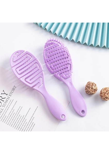 Mor Ajur Masaj Tarağı Saç Derisi ve Baş Meridyenleri Islak ve Kuru Uzun Saç Masaj Tarağı Günlük Saç Masaj Tarağı (Yurt Dışından) indirimleri