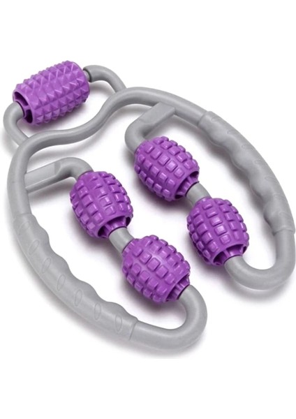 Gümüş U Şeklinde 5 Top Kol Bacak Kas Rahatlatıcı Aracı Masaj Silindiri Fitness Aksesuarı Kadın Yoga Fitness Ekipmanları 28ED (Yurt Dışından) modelleri
