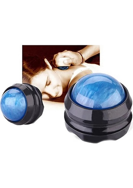 Mavi 1 Adet Taşınabilir Masaj Silindiri Topu Masaj Fitness Yoga Egzersiz Ayak Geri Bel Kalça Rahatlatıcı Stres Serbest Bırakma Kas Gevşeme (Yurt Dışından) modelleri