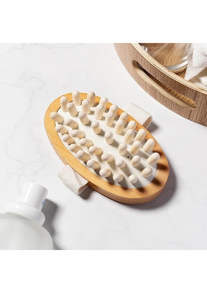 Oval Vücut Anti Selülit Fırça Yatıştırıcı Ahşap Esansiyel Yağı Spa Hava Yastığı Masaj Saç Tarak Saç Derisi Masaj Fırçası Ölü Cilt Sökücü (Yurt Dışından) indirimleri