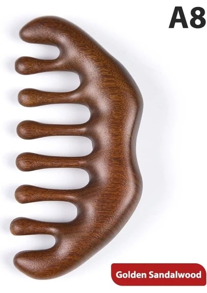 Tip 10 1 Adet Sandal Ağacı Göz Burun Meridyen Masajı Vücut Yüz Masajı Tarak Ahşap Saplı Sandal Ağacı Akupunktur Noktası Masajı (Yurt Dışından) fiyatları