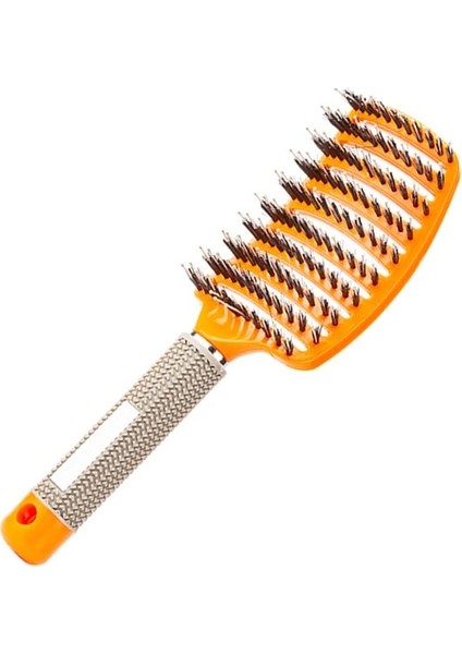 Turuncu Saç Derisi Masaj Tarak Saç Fırçası Baş Masajı Rölyef Stres Islak Kıvırcık Detangle Saç Fırçası Salon Kuaförlük Şekillendirici Saç Bakımı (Yurt Dışından)