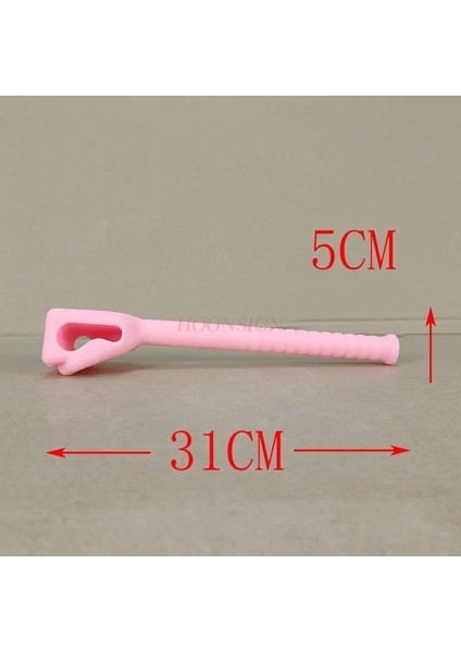 Pembe Silikon Masaj Çubuğu Vücut Masajı Masaj Çekiç Meridyen Silika Jel Yendi Sağlık Yumruklar Sağlıklı Sırt Vücut Omuz Servikal (Yurt Dışından) fırsatları