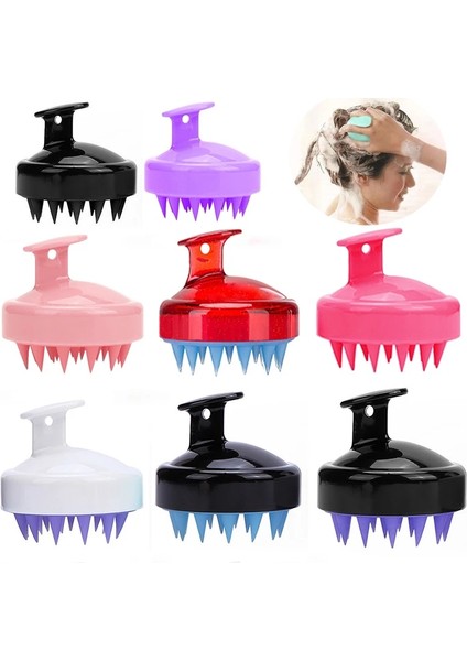 Siyah 2 Saç Derisine Masaj Saç Fırçası Kadın Saç Fırçası Saç Derisi Masaj Şampuanı Yumuşak Silikon Saç Yıkama Fırçası Ev Banyo Tarağı Saç Bakım Araçları (Yurt Dışından) fiyatları