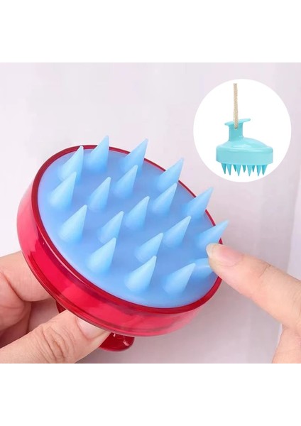 Siyah 2 Saç Derisine Masaj Saç Fırçası Kadın Saç Fırçası Saç Derisi Masaj Şampuanı Yumuşak Silikon Saç Yıkama Fırçası Ev Banyo Tarağı Saç Bakım Araçları (Yurt Dışından) fırsatları