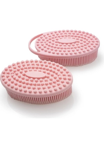 5 Çift Taraflı Yumuşak Silikon Vücut Fırçası Yıkama Banyo Duş Peeling Cilt Bebek Banyo Şampuanı Yüz Masaj Fırçası Için Fit (Yurt Dışından)