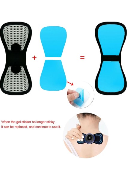 5 Çift (10 Adet)-A Ems Boyun Masajı Için Jel Pedleri Değiştirilebilir Kas Masajı Etiket Jelleri Kas Stimülatörü Etiket Fizyoterapi Aksesuarları (Yurt Dışından) modelleri