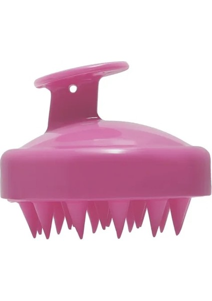 Gül Kırmızı Masaj Şampuan Fırçası Saç Giyinme Aracı Banyo Tarak Saç Derisi Temizleme Yumuşak Silikon Şampuan Fırçası (Yurt Dışından)