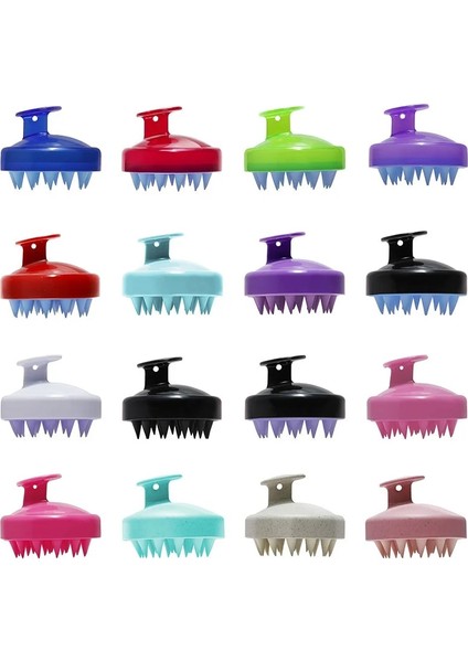 Gül Kırmızı Masaj Şampuan Fırçası Saç Giyinme Aracı Banyo Tarak Saç Derisi Temizleme Yumuşak Silikon Şampuan Fırçası (Yurt Dışından) fiyatları