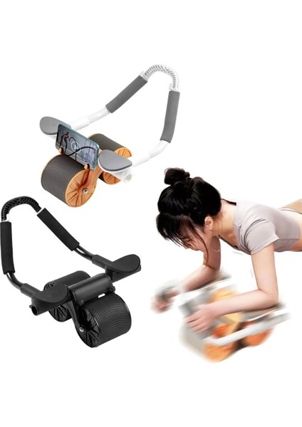Hiçbir Zamanlayıcı Masaj Ab Makaralı Tekerlek Karın Kasları Fitness Otomatik Ribaund Egzersiz Eğitmeni Şınav Karın Taşınabilir Rulo Ev (Yurt Dışından) indirimleri