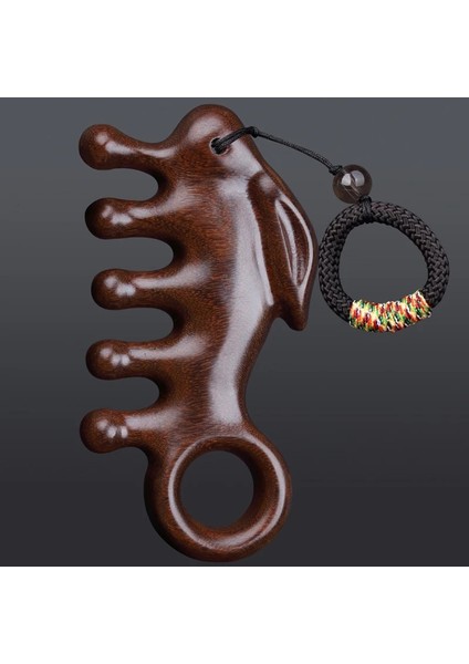 1 Adet Tavşan Şekilli Vücut Masaj Tarak Halka Kafalı Meridyen Saç Derisi Tarak Yüz Göz Omuz Boyun Kazıma Geniş Diş Ahşap Tarak (Yurt Dışından) modelleri