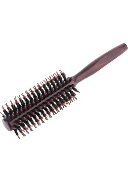B 6 Türleri Düz Dimi Saç Tarak Doğal Domuzu Kıl Haddeleme Fırça Yuvarlak Namlu Üfleme Curling Dıy Kuaförlük Şekillendirici (Yurt Dışından)