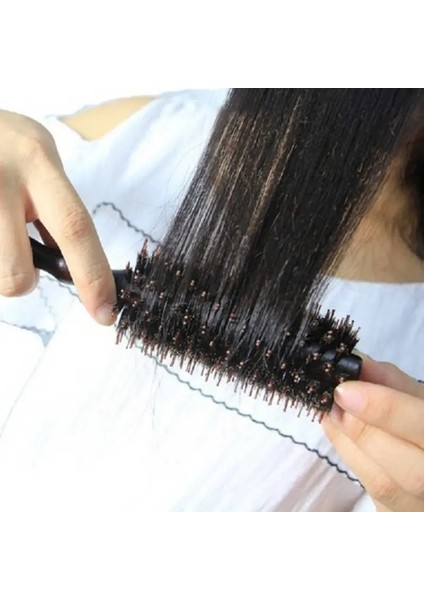 B 6 Türleri Düz Dimi Saç Tarak Doğal Domuzu Kıl Haddeleme Fırça Yuvarlak Namlu Üfleme Curling Dıy Kuaförlük Şekillendirici (Yurt Dışından) modelleri