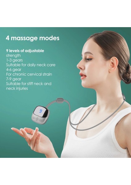 Kırmızı Boyun Masajı Servikal Omurga Masaj Aletleri Elektrikli Omuz ve Sırt Gevşeme Tedavisi Ems Kas Stimülatörü Güzellik Sağlık (Yurt Dışından) indirimleri