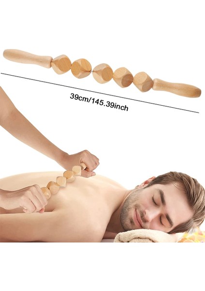2 Adet2 Ahşap Terapi Masaj Aletleri Manuel Gua Sha Aksesuarları Anti Selülit Masaj Silindiri Aracı Ahşap Küp Masaj Vücut Serbest Bırakma (Yurt Dışından)