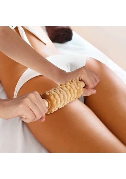 Vücut Gua Sha C Ahşap Terapi Masajı Anti-Selülit Gua Sha Aracı Derin Doku Relax Masaj Vücut Yüz Kaldırma Maderoterapia Rulo (Yurt Dışından)
