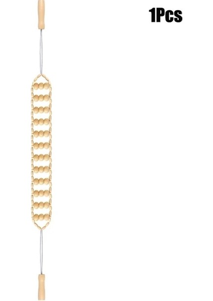 1 Adet Ahşap Terapi Masaj Aletleri Vücut Şekillendirici Aletler Vücut Şekillendirme Için Ahşap Masaj Rulosu Sopa Ahşap Sırt Masajı Rulo Halat (Yurt Dışından)