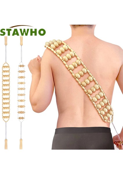 1 Adet Ahşap Terapi Masaj Aletleri Vücut Şekillendirici Aletler Vücut Şekillendirme Için Ahşap Masaj Rulosu Sopa Ahşap Sırt Masajı Rulo Halat (Yurt Dışından) modelleri