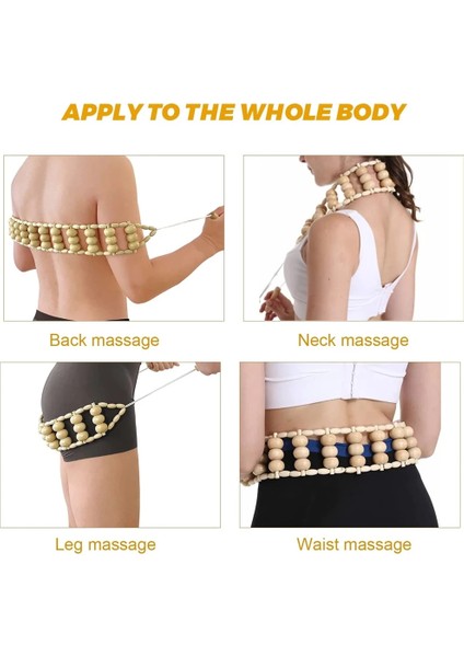 1 Adet Ahşap Terapi Masaj Aletleri Vücut Şekillendirici Aletler Vücut Şekillendirme Için Ahşap Masaj Rulosu Sopa Ahşap Sırt Masajı Rulo Halat (Yurt Dışından) fırsatları