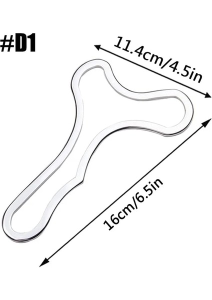 D1 Yükseltme Paslanmaz Çelik Gua Sha Masaj Aletleri Metal Kazıma Bıçağı Rahatlatıcı Yumuşak Doku Masajı, Baş, Boyun, Sırt Ağrısını Azaltın (Yurt Dışından)